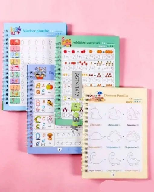 magic-practice-copybook-set-of-4 kids toy in Pakistan | Zilonay