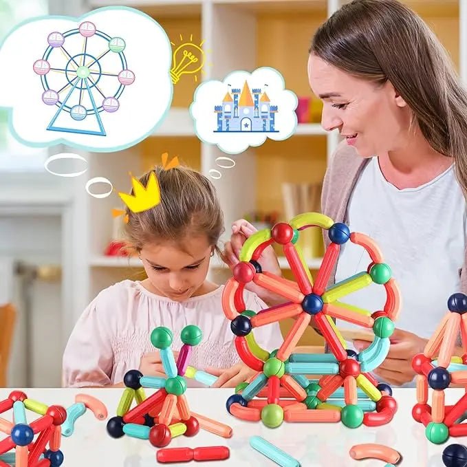 magnetic-building-blocks-educational-toy kids toy in Pakistan | Zilonay
