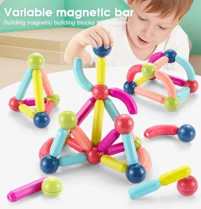 magnetic-building-blocks-educational-toy kids toy in Pakistan | Zilonay