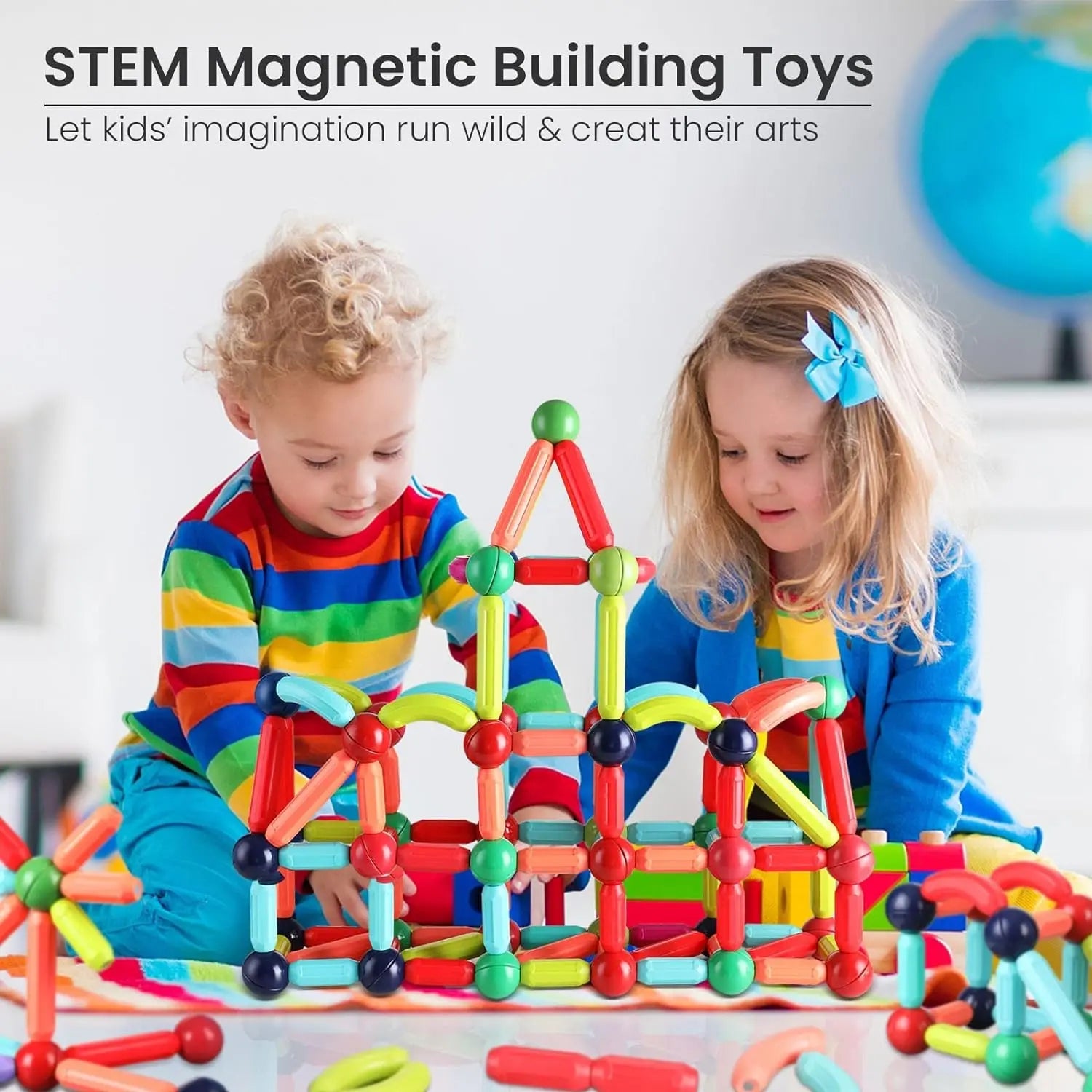 magnetic-building-blocks-educational-toy kids toy in Pakistan | Zilonay