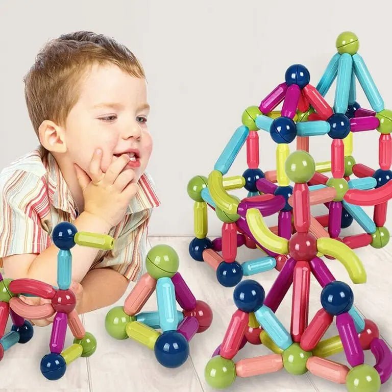 magnetic-building-blocks-educational-toy kids toy in Pakistan | Zilonay