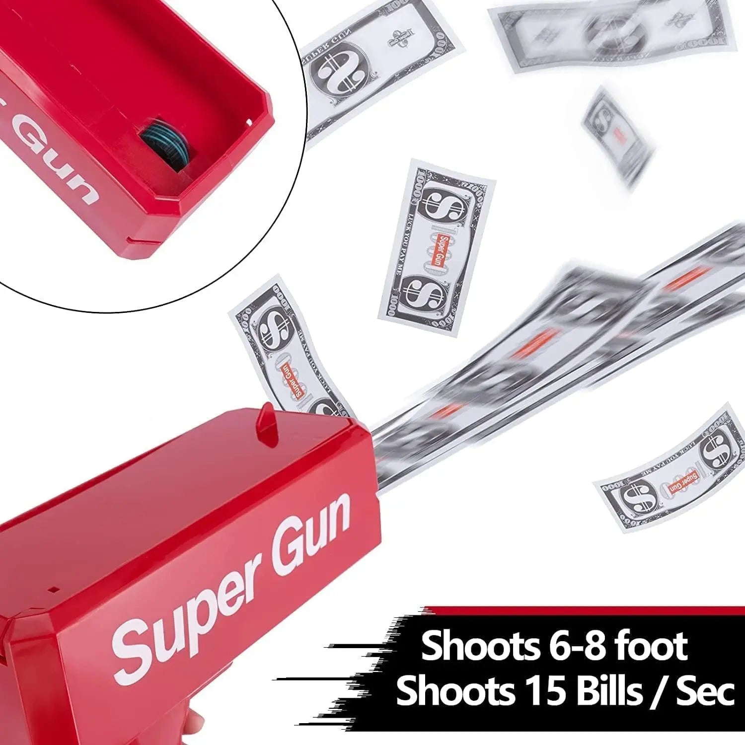 money-gun-paper-spary-machine-toy kids toy in Pakistan | Zilonay