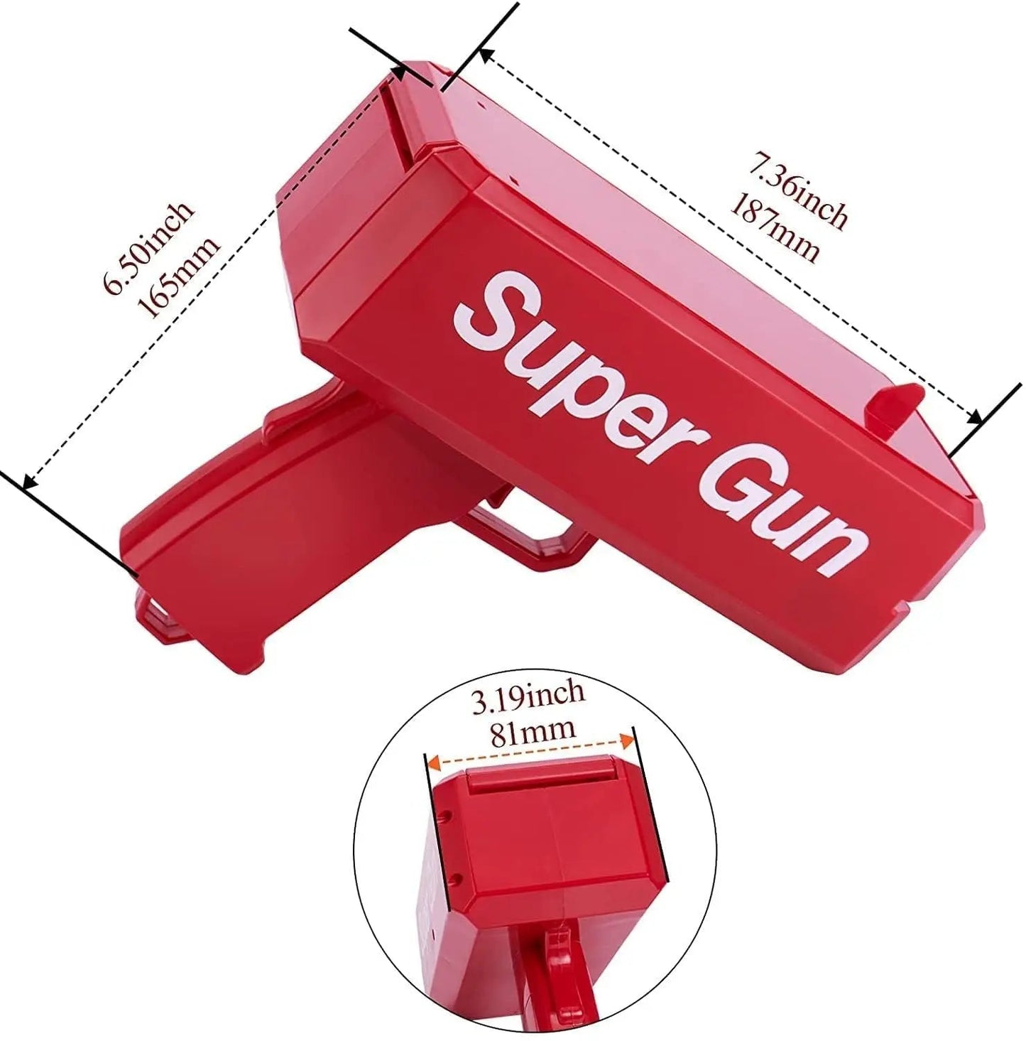money-gun-paper-spary-machine-toy kids toy in Pakistan | Zilonay