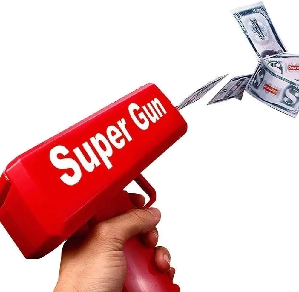 money-gun-paper-spary-machine-toy kids toy in Pakistan | Zilonay
