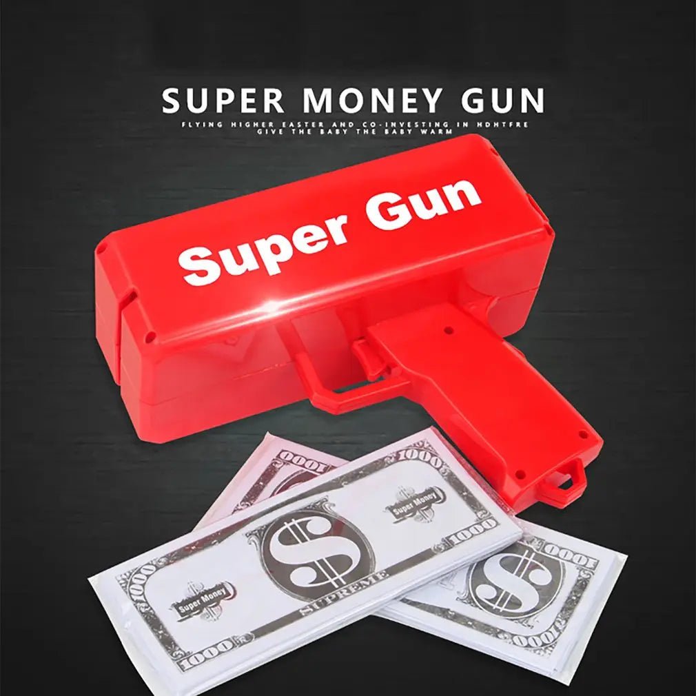 money-gun-paper-spary-machine-toy kids toy in Pakistan | Zilonay