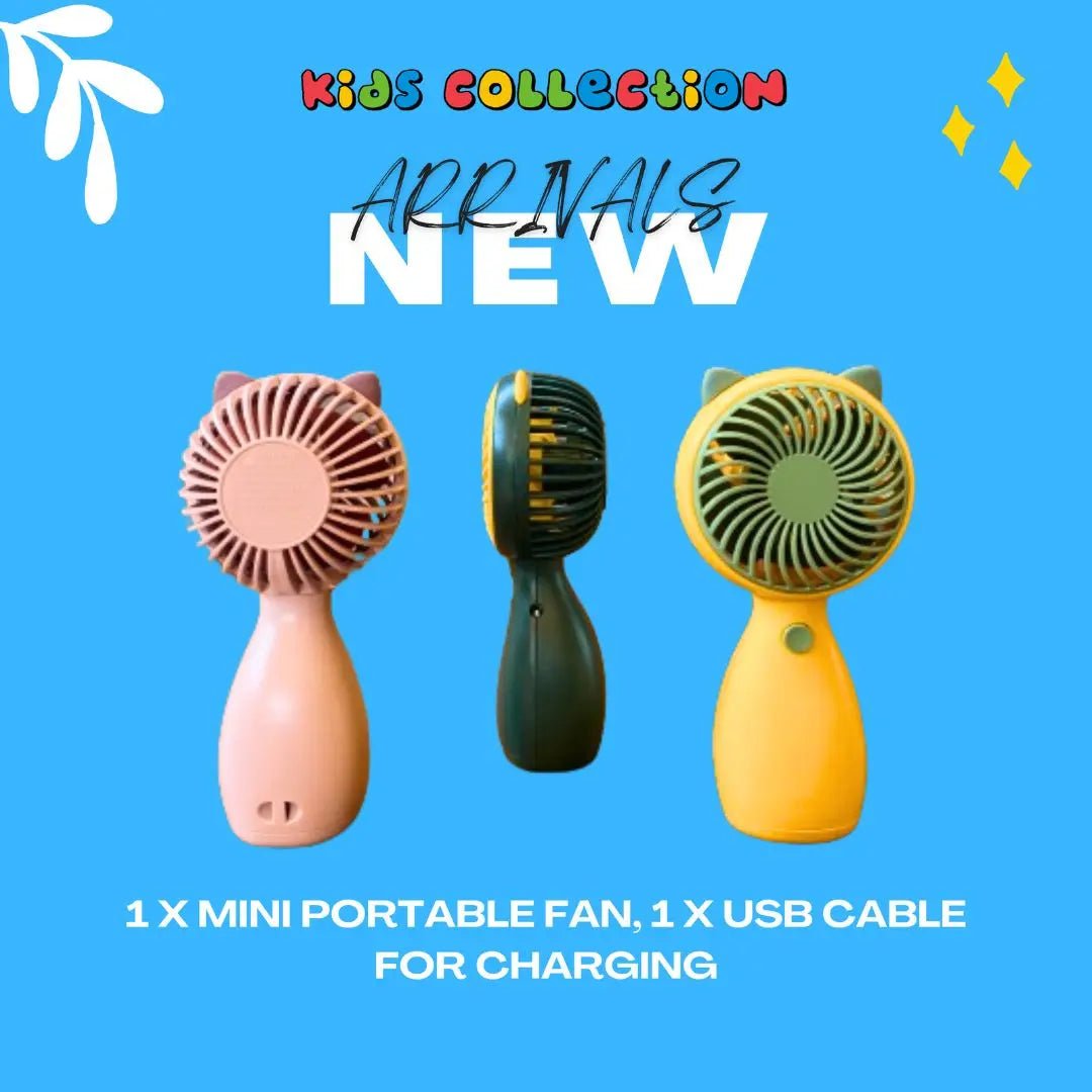 multi-purpose-pocket-mini-fan-rechargele kids toy in Pakistan | Zilonay