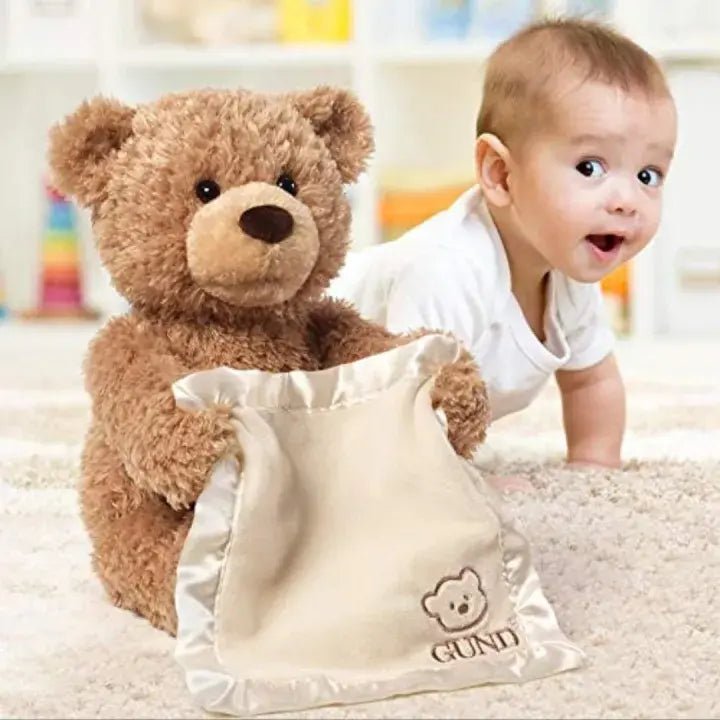 peek-a-boo-teddy-bear-toy-with-motion-sound-for-kids kids toy in Pakistan | Zilonay
