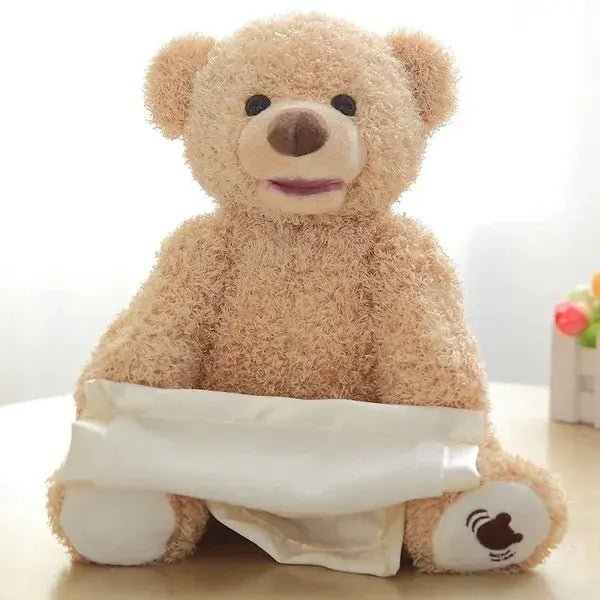 peek-a-boo-teddy-bear-toy-with-motion-sound-for-kids kids toy in Pakistan | Zilonay