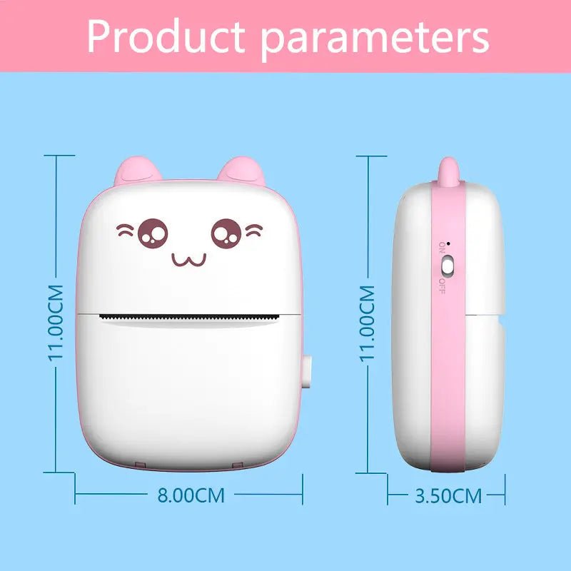 pocket-inkless-mini-printer-thermal-portable-bluetooth-wireless-mini-printer-for-kids kids toy in Pakistan | Zilonay