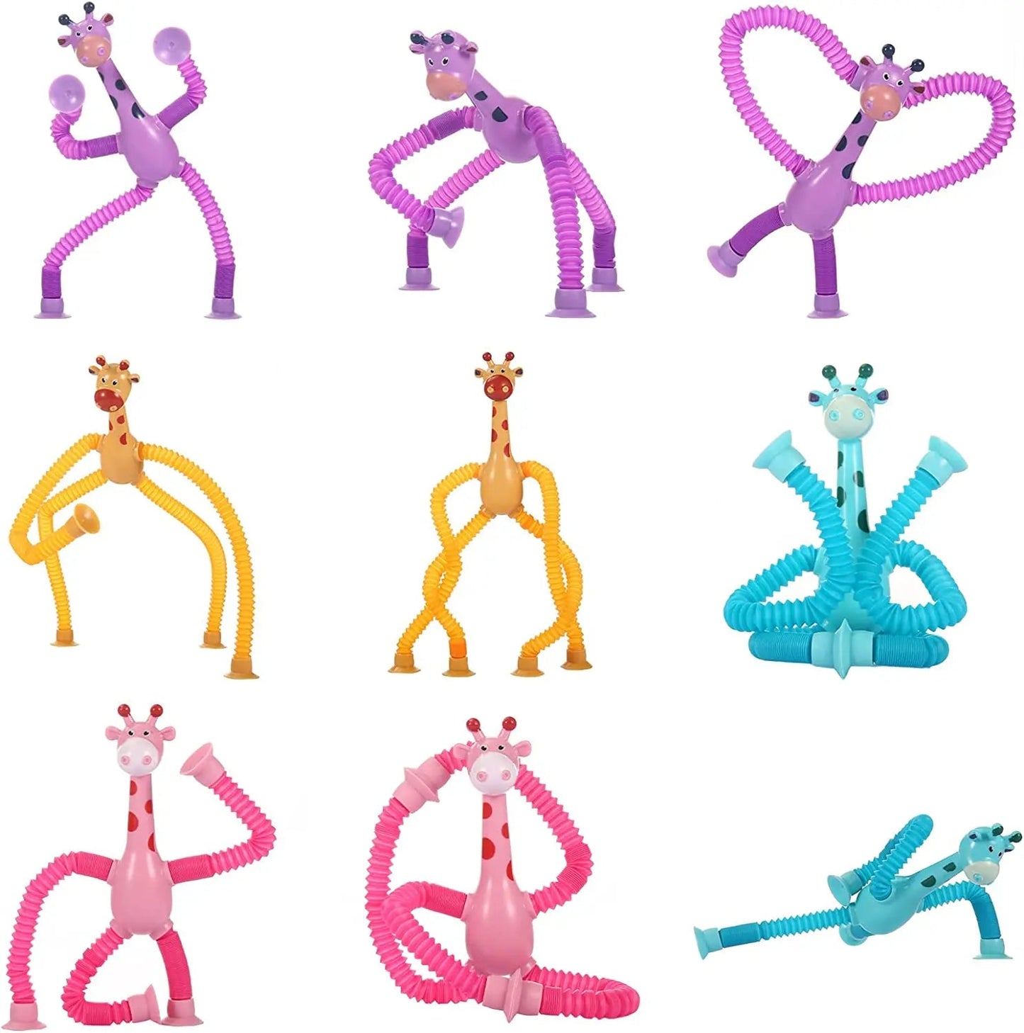 premium-telescopic-giraffe-toy-with-suction-cup-cartoon-toy kids toy in Pakistan | Zilonay