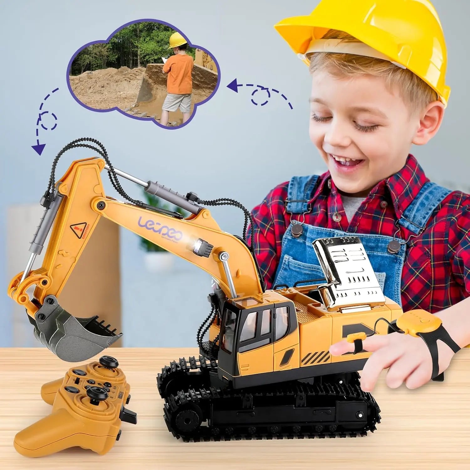 rc-excavator-toy kids toy in Pakistan | Zilonay