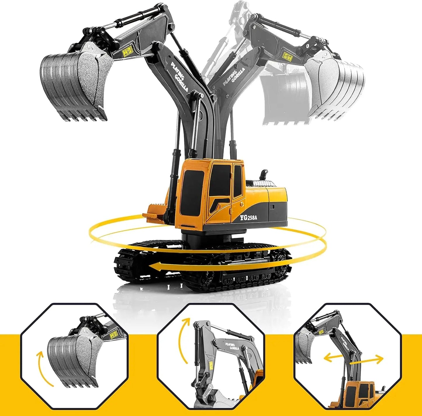rc-excavator-toy kids toy in Pakistan | Zilonay