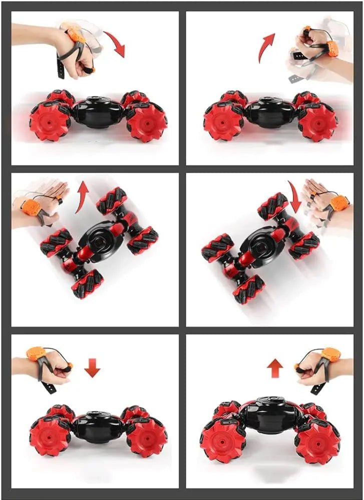 2-4g-remote-control-mini-twisting-car-gesture-sensing-deforming-rc-car-4wd-high-speed-off-road-climbing-rc-vehicle kids toy in Pakistan | Zilonay
