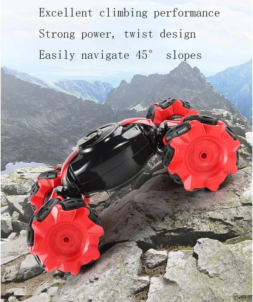 2-4g-remote-control-mini-twisting-car-gesture-sensing-deforming-rc-car-4wd-high-speed-off-road-climbing-rc-vehicle kids toy in Pakistan | Zilonay