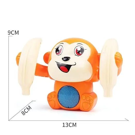 rolling-banana-monkey-toys-with-voice-touch-sensor-on-dancing-monkey-toy kids toy in Pakistan | Zilonay