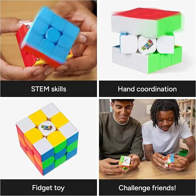 rubik-s-cube-3x3-magnetic-speed-cube-problem-solving-challenging-puzzle kids toy in Pakistan | Zilonay
