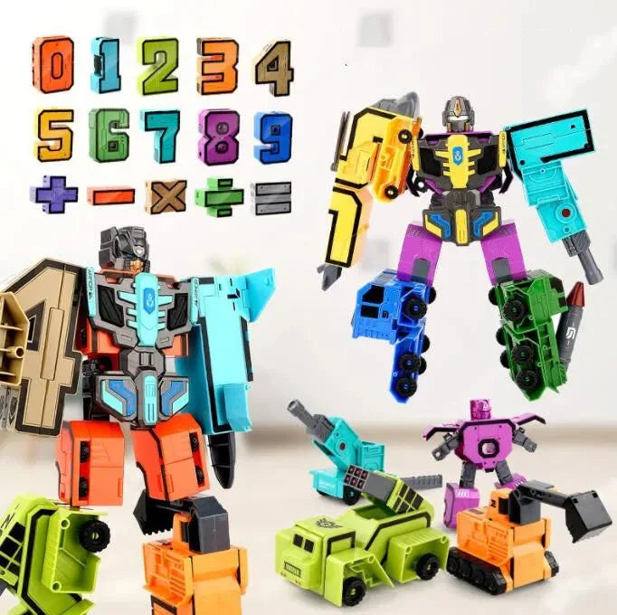 transformer-robot-with-figures-9-pieces kids toy in Pakistan | Zilonay