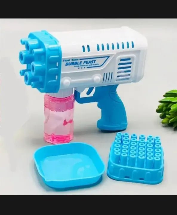 space-rocket-bazooka-bubble-gun-electric-automatic-bubble-maker kids toy in Pakistan | Zilonay