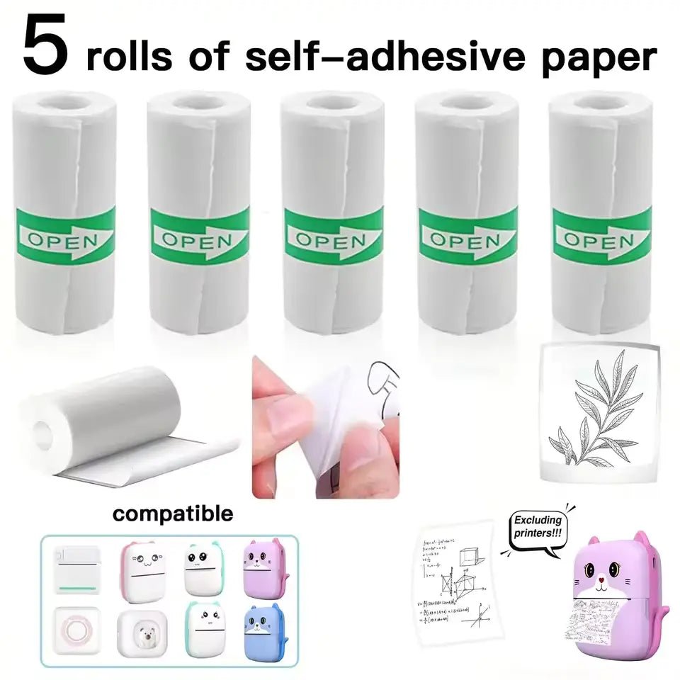 thermal-portable-mini-printer-paper-roll kids toy in Pakistan | Zilonay