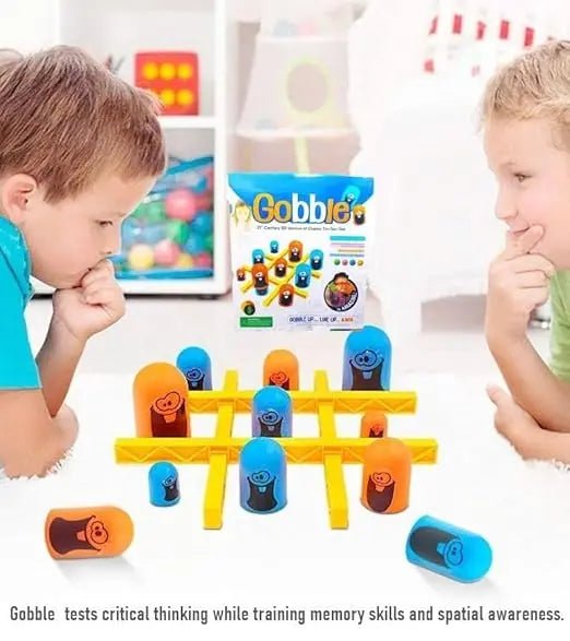 tic-tac-toe-gobble-board-game-board-games-for-adults-kids-brain-development kids toy in Pakistan | Zilonay