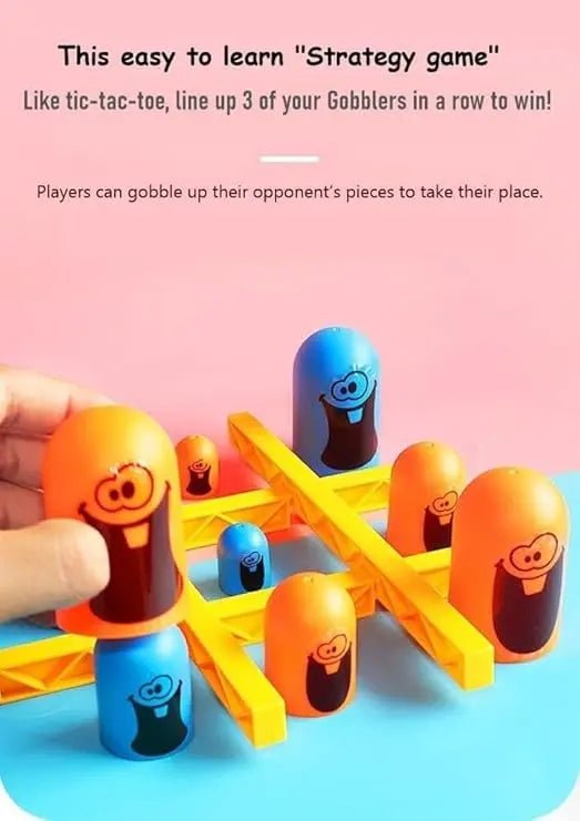 tic-tac-toe-gobble-board-game-board-games-for-adults-kids-brain-development kids toy in Pakistan | Zilonay