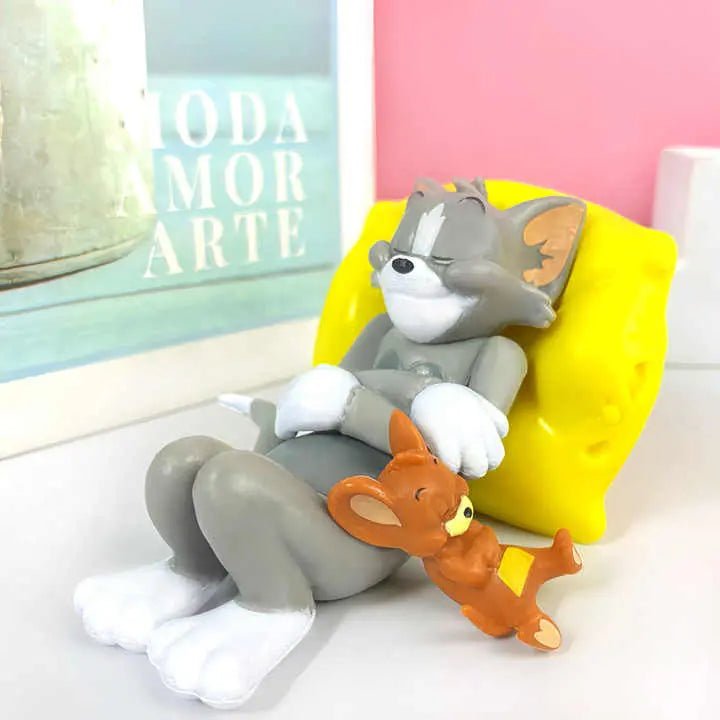 tom-and-jerry-cartoon-action-figures-model-children-doll-car-ornaments-desktop-ornament-collection-birthday-gifts-toys kids toy in Pakistan | Zilonay