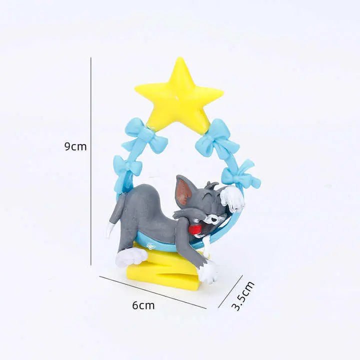 tom-and-jerry-cartoon-action-figures-model-children-doll-car-ornaments-desktop-ornament-collection-birthday-gifts-toys kids toy in Pakistan | Zilonay