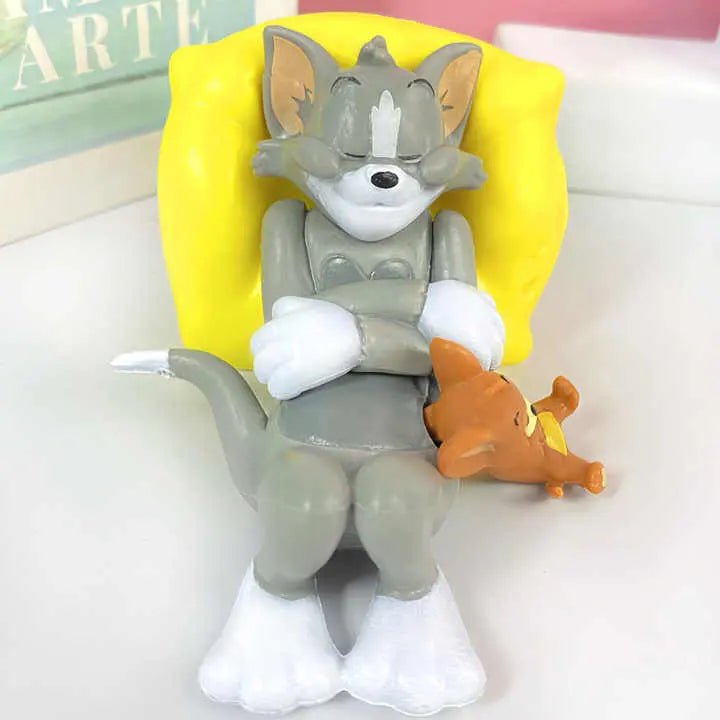 tom-and-jerry-cartoon-action-figures-model-children-doll-car-ornaments-desktop-ornament-collection-birthday-gifts-toys kids toy in Pakistan | Zilonay