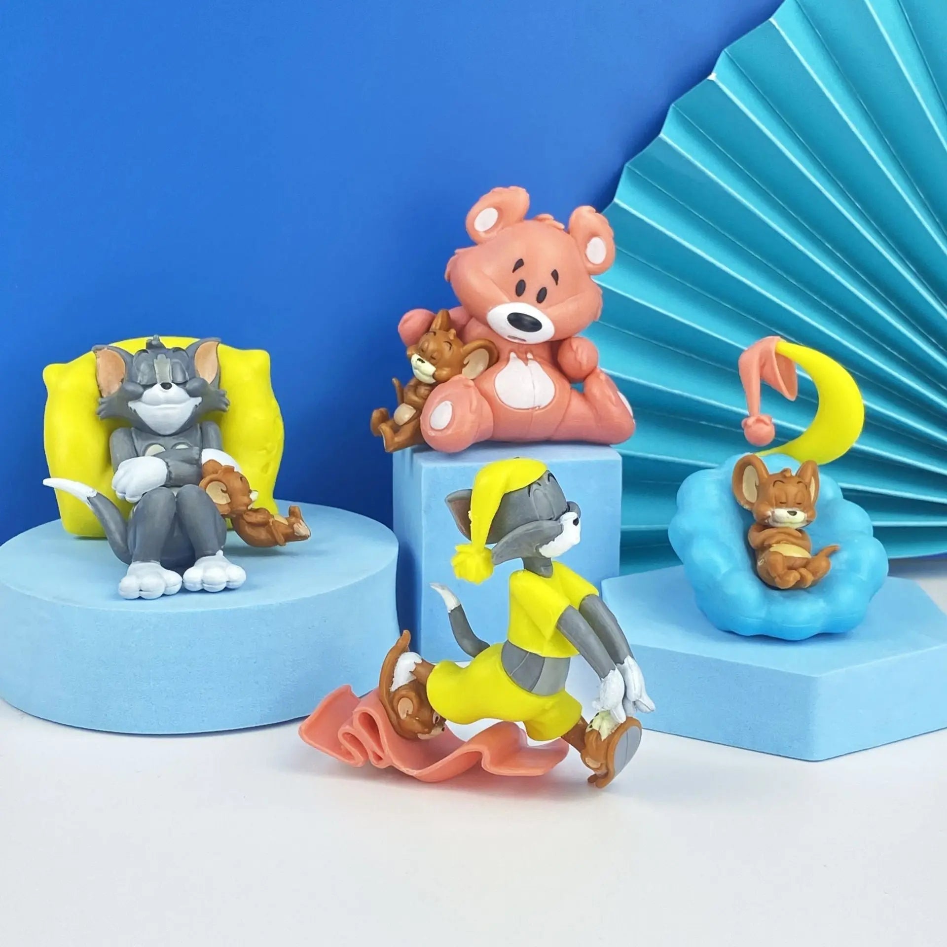 tom-and-jerry-cartoon-action-figures-model-children-doll-car-ornaments-desktop-ornament-collection-birthday-gifts-toys kids toy in Pakistan | Zilonay