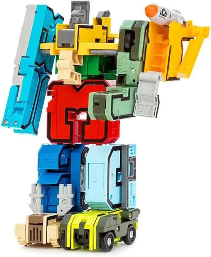 transformer-robot-with-figures-9-pieces kids toy in Pakistan | Zilonay