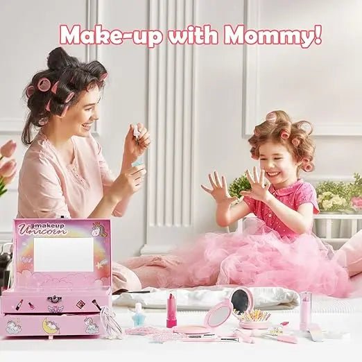 girls-safe-pretend-play-cosmetic-makeup-case-beauty-kit kids toy in Pakistan | Zilonay