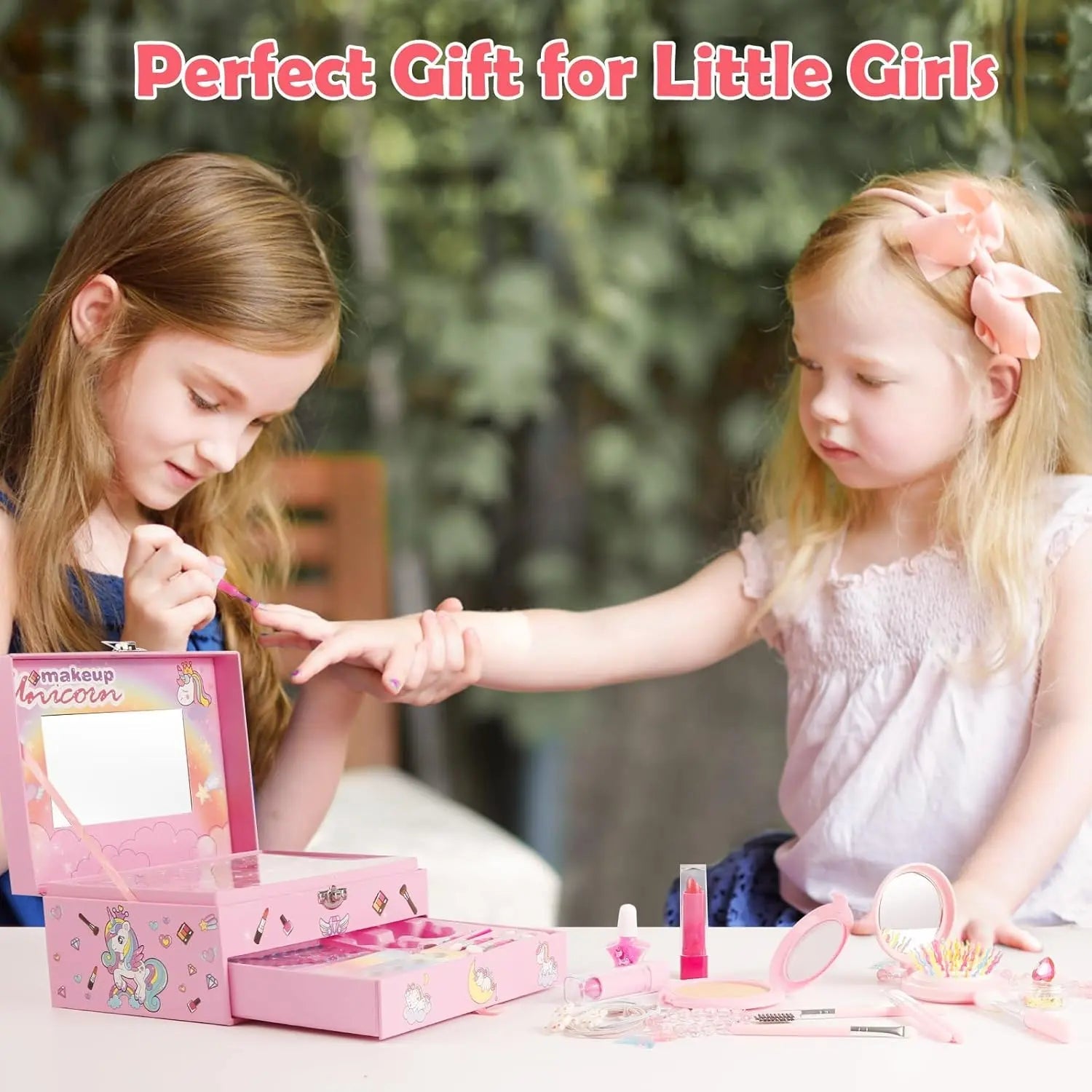 girls-safe-pretend-play-cosmetic-makeup-case-beauty-kit kids toy in Pakistan | Zilonay