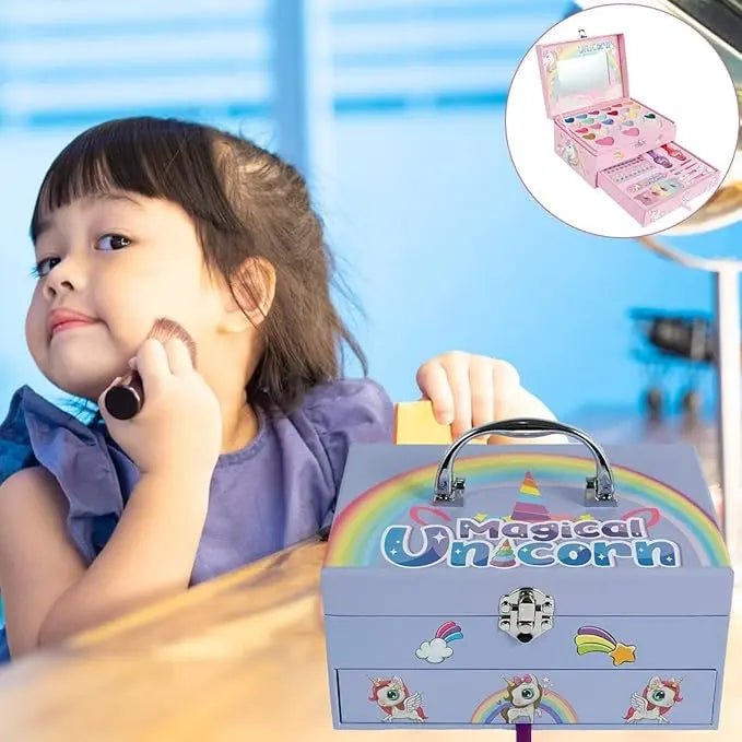 girls-safe-pretend-play-cosmetic-makeup-case-beauty-kit kids toy in Pakistan | Zilonay