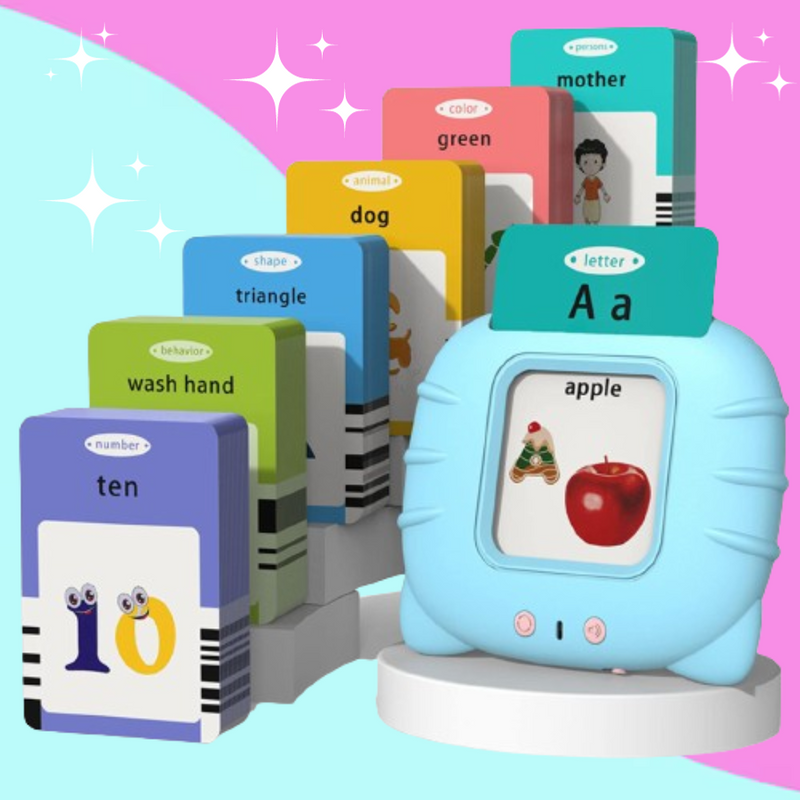 Talking Flash Cards Early Educational Device – 224 Cards | USB Rechargeable Learning Toy for Kids