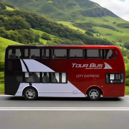 RC Double-Decker Bus Rechargeable with Light and Sound