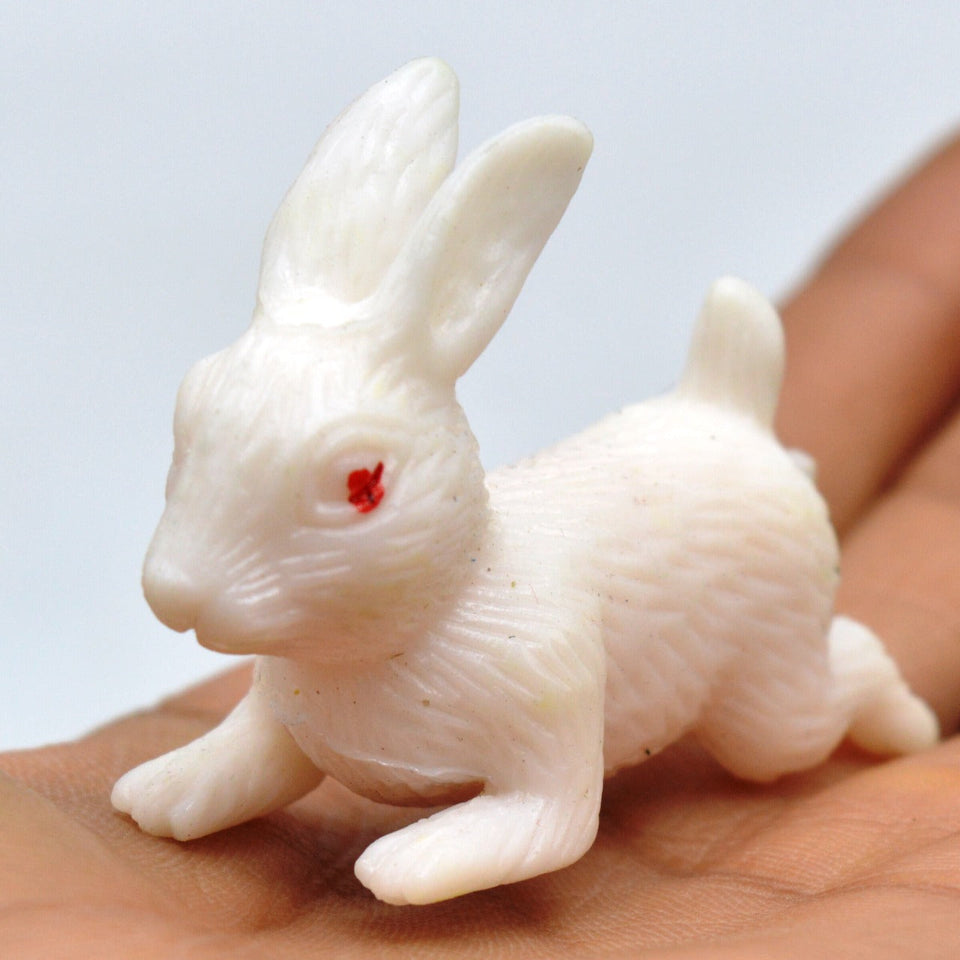 Realistic Rubber Rabbit Toys