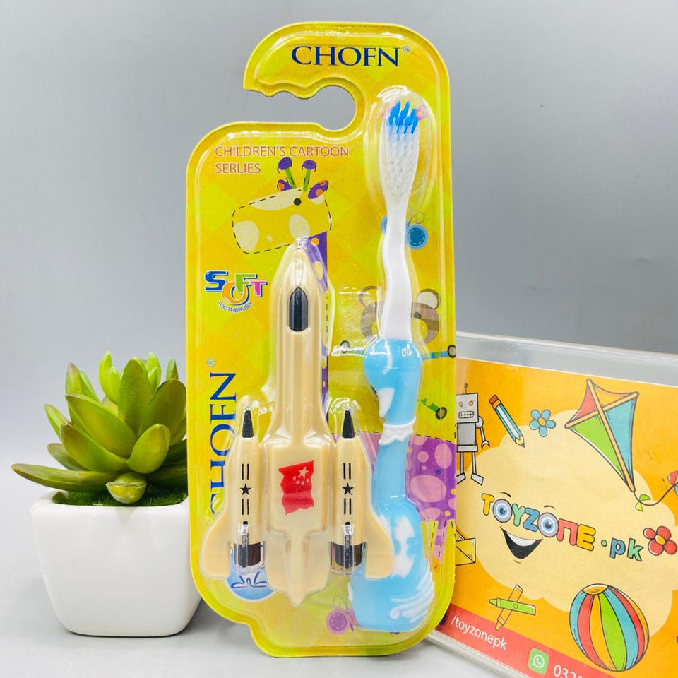 Baby Toothbrush With Airplane Toys