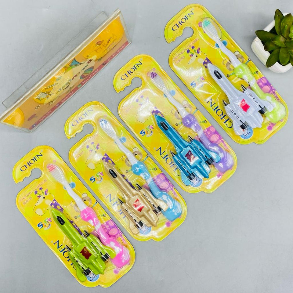 Baby Toothbrush With Airplane Toys