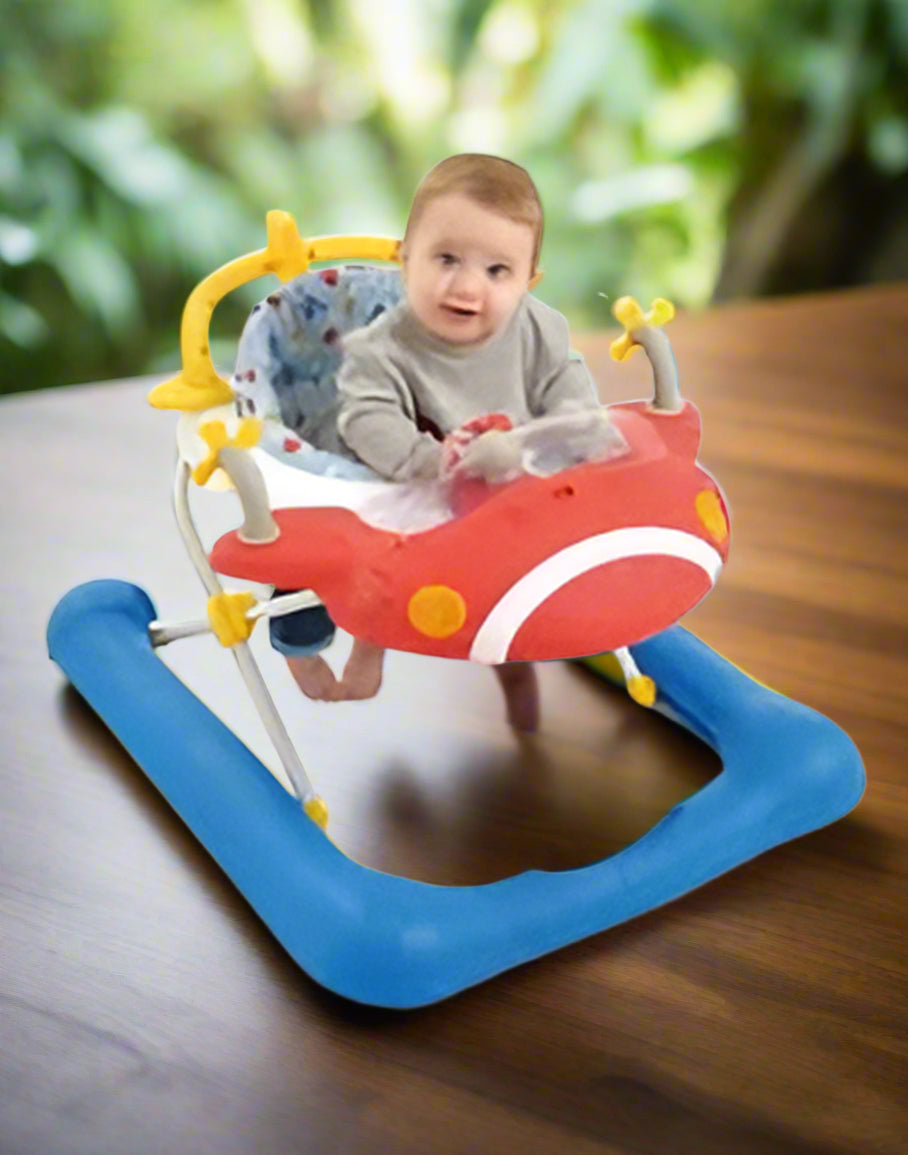 2 in 1 Airplane Baby Walker