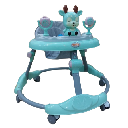 Cute Deer Musical Baby Walker