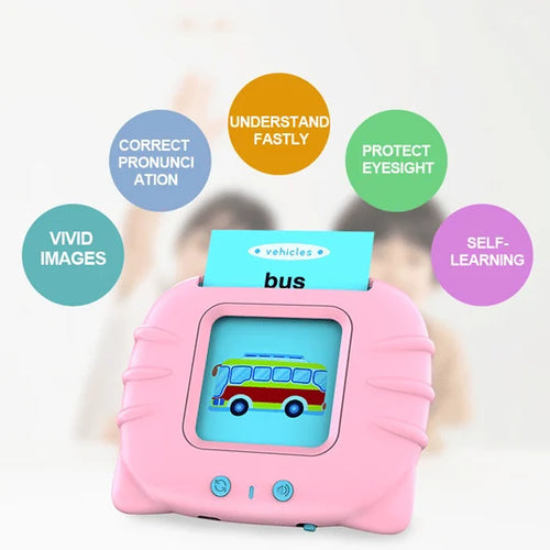Talking Flash Cards Early Educational Device – 224 Cards | USB Rechargeable Learning Toy for Kids