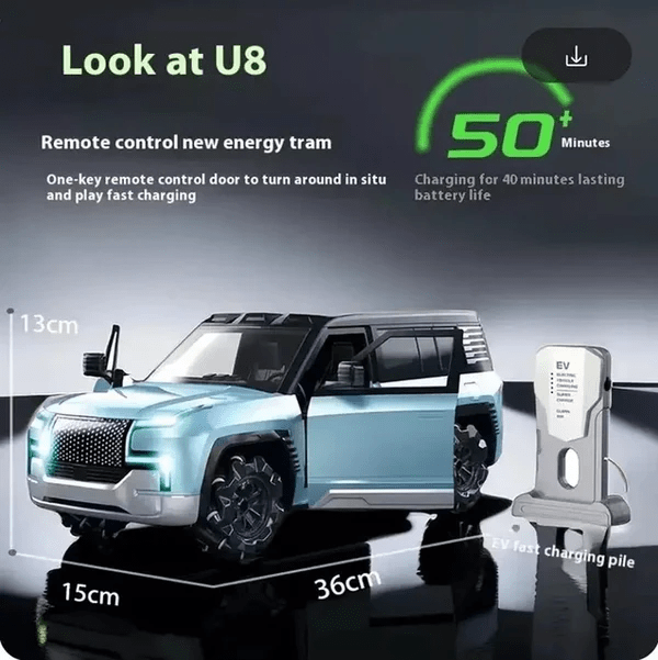 remote-control-u8-ev-suv-electric-car kids toy in Pakistan | Zilonay