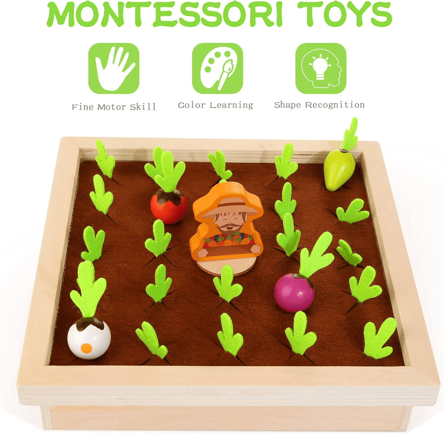 wooden-carrot-harvest-game kids toy in Pakistan | Zilonay