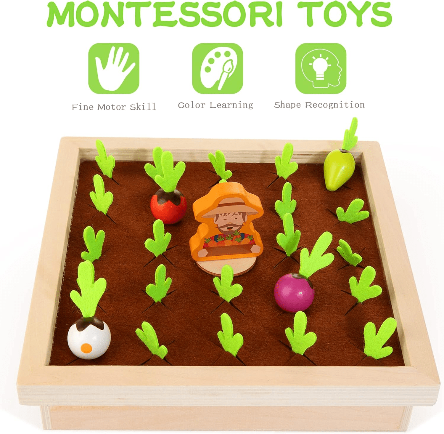 wooden-carrot-harvest-game kids toy in Pakistan | Zilonay