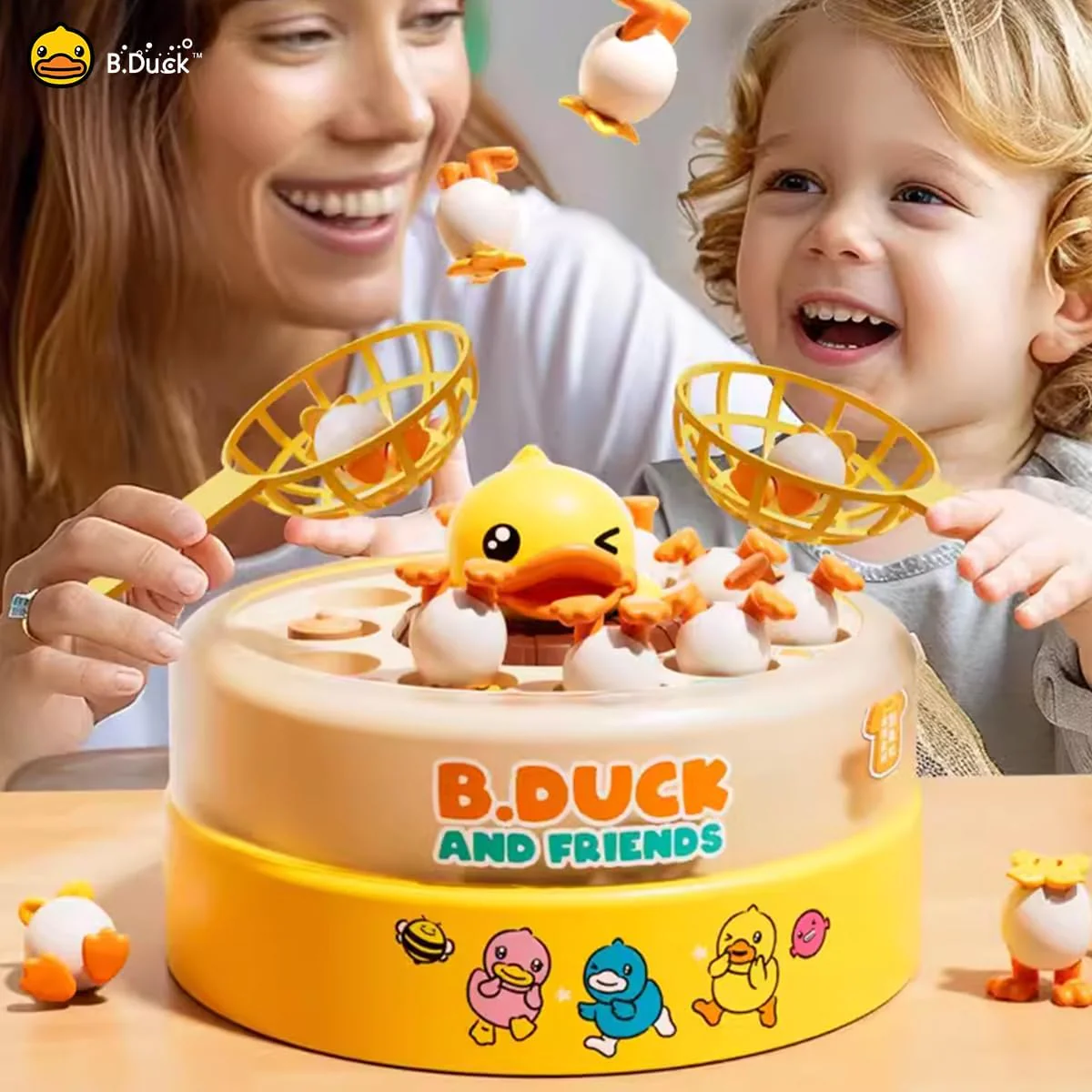 light-up-popping-duck-bounce-catch-toy-with-sound kids toy in Pakistan | Zilonay