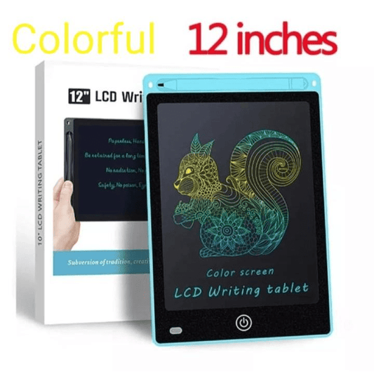 12-inch-lcd-multicolor-screen-writing-tablet-erasable-writing-board kids toy in Pakistan | Zilonay
