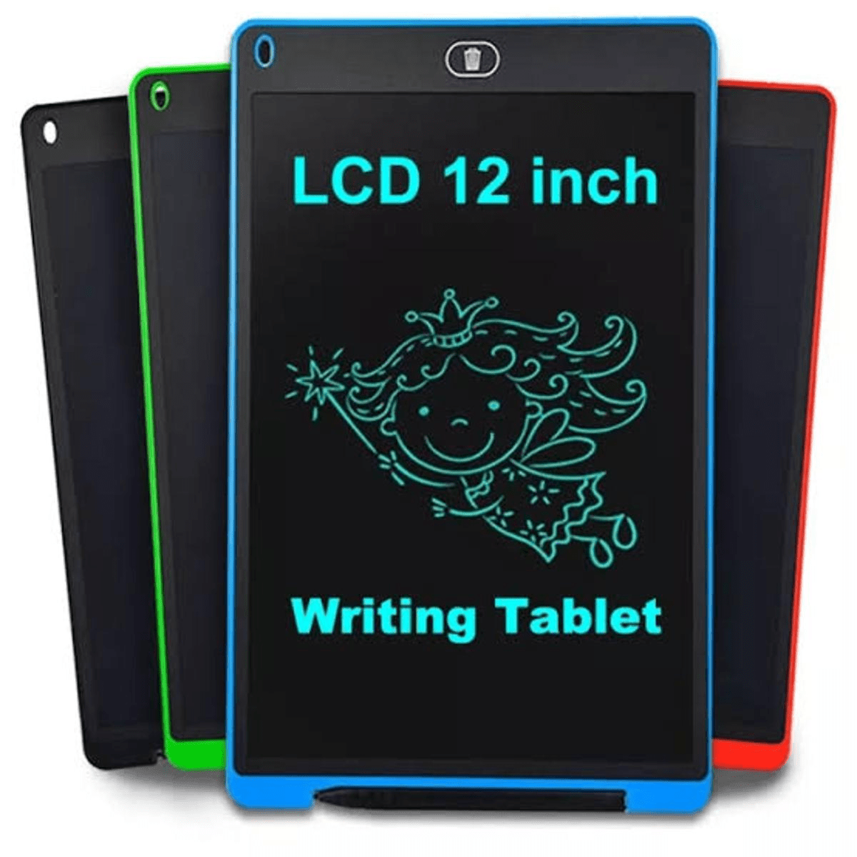 12-inch-lcd-multicolor-screen-writing-tablet-erasable-writing-board kids toy in Pakistan | Zilonay