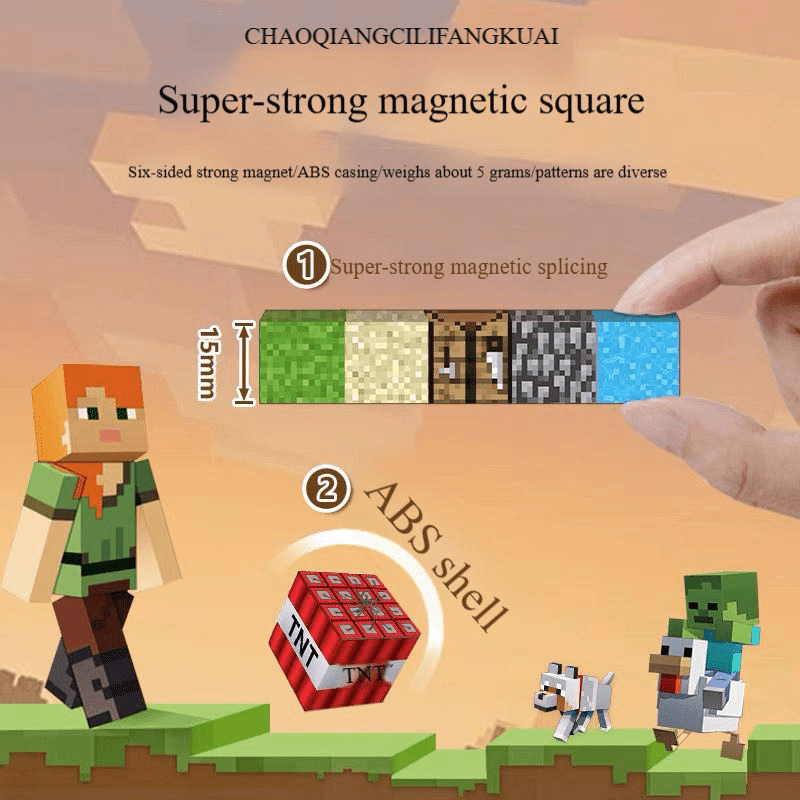 minecraft-magnetic-building-blocks kids toy in Pakistan | Zilonay