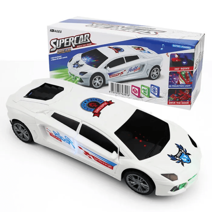3d-super-car-with-360-degree-rotation-for-kids kids toy in Pakistan | Zilonay