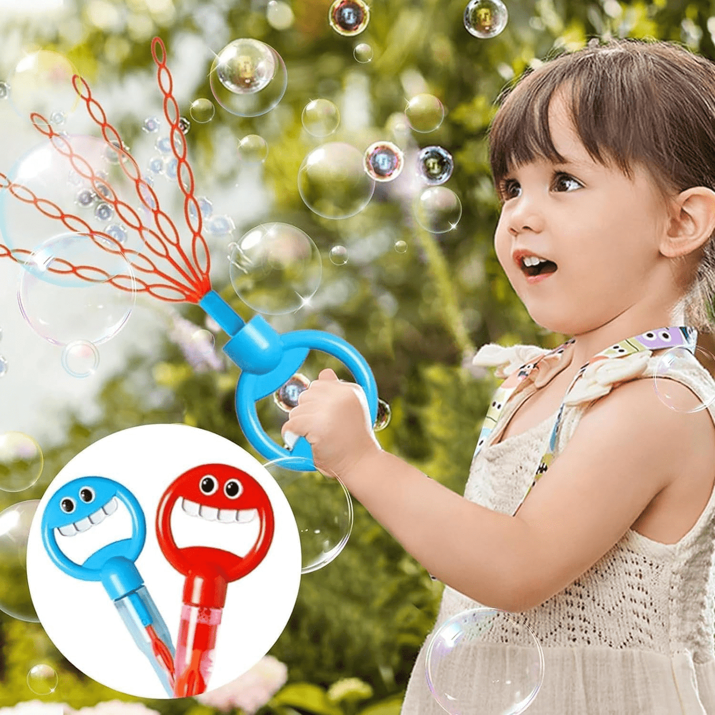 32-hole-smiling-face-bubble-stick-for-kids kids toy in Pakistan | Zilonay